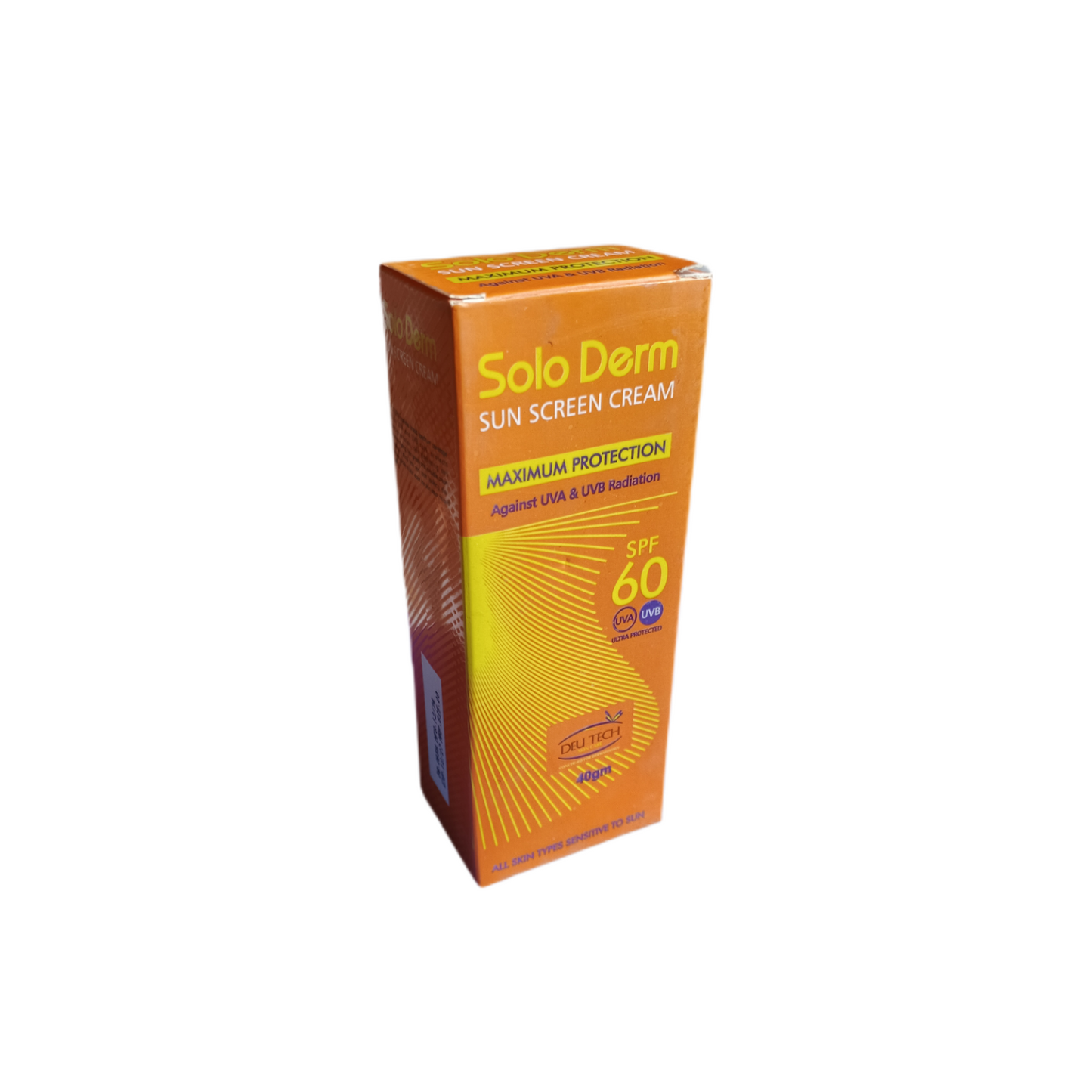 Solo Derm Sunblock SPF 60 40g
