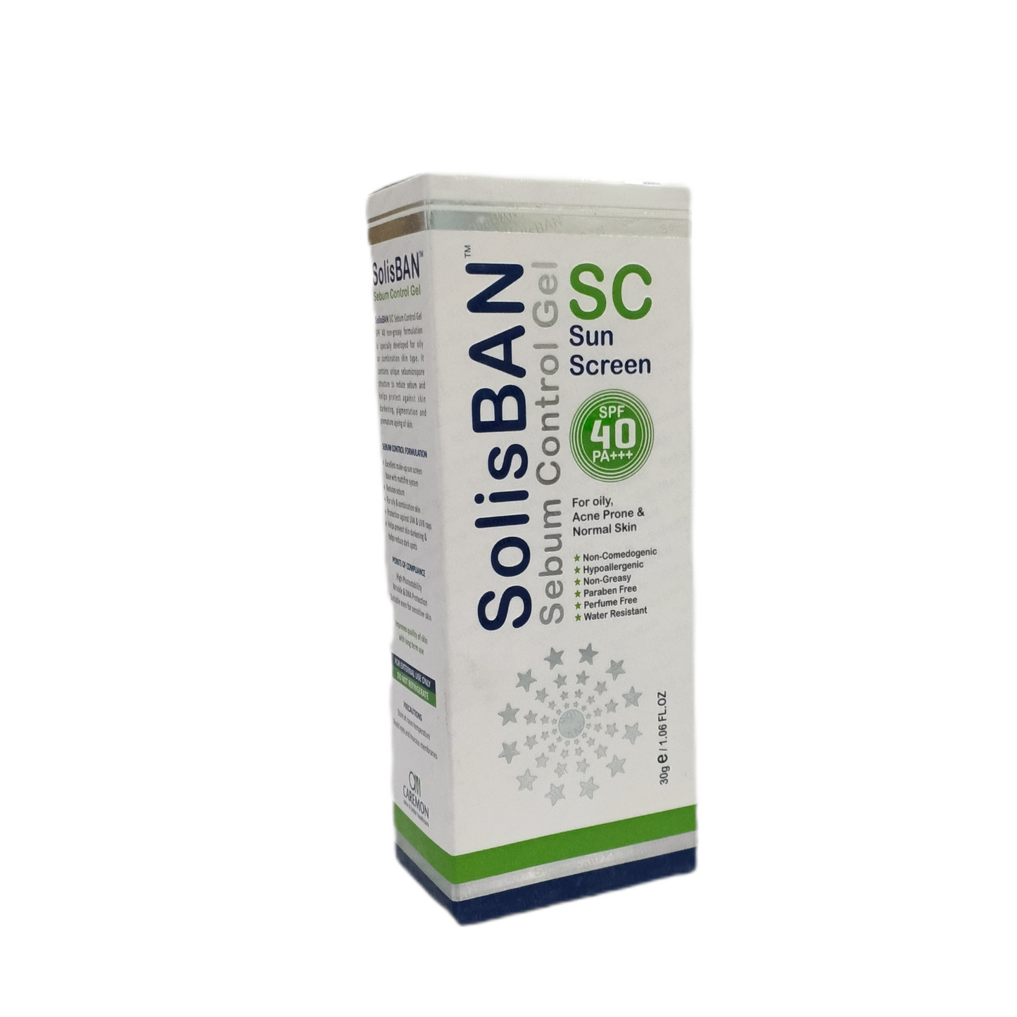Caremon SOLISBAN Control Gel SPF40 SC Sun Screen 30g