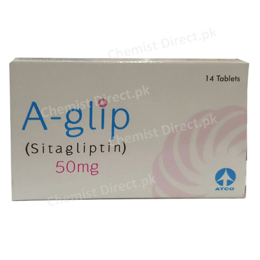 A-Glip Tablets 50mg Sitagliptin Atco