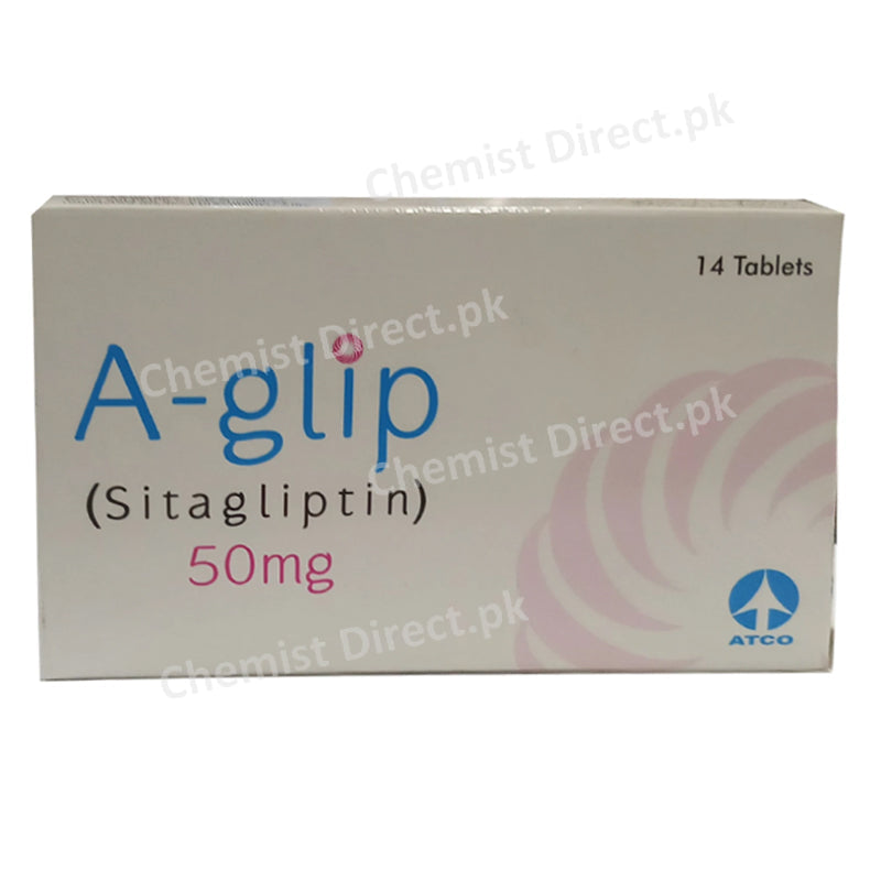 A-Glip Tablets 50mg Sitagliptin Atco