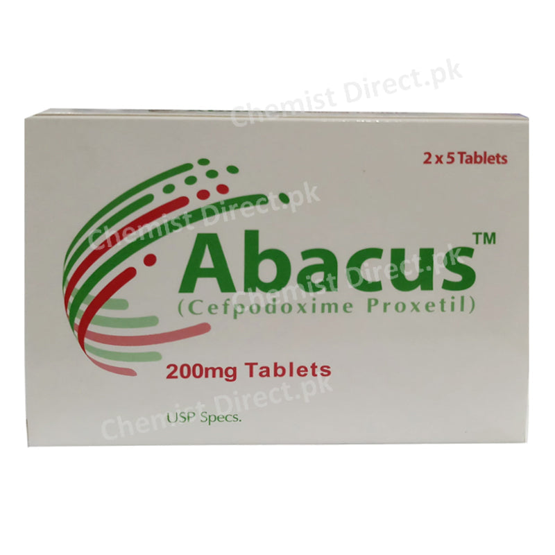 Abacus Tablets 200mg Sami Pharmaceutical Cefpodoxime Proxetil