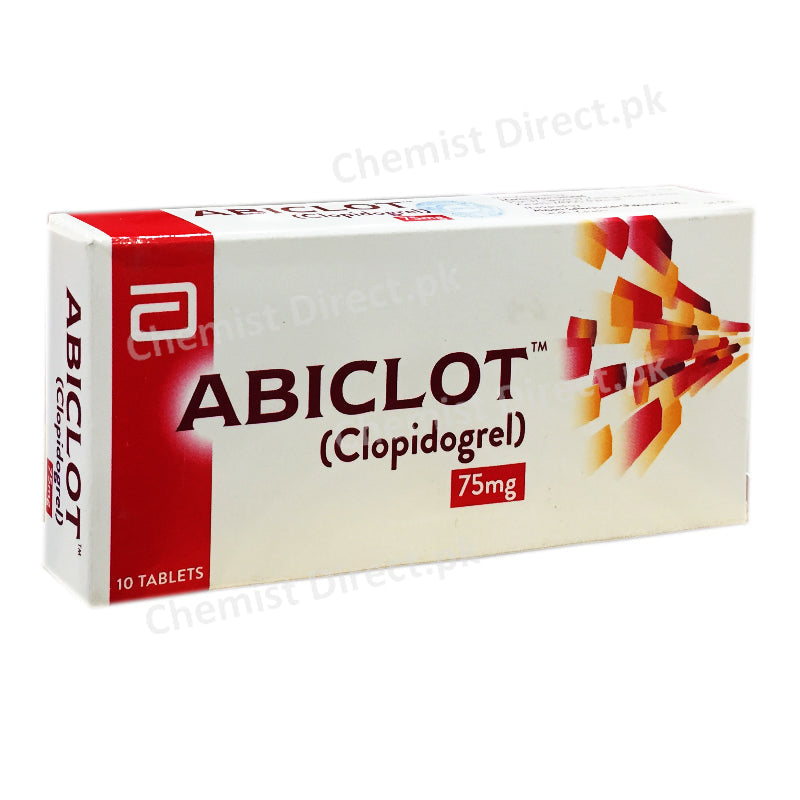 Abiclot 75mg Tablet Abbott Laboratories Clopidogrel