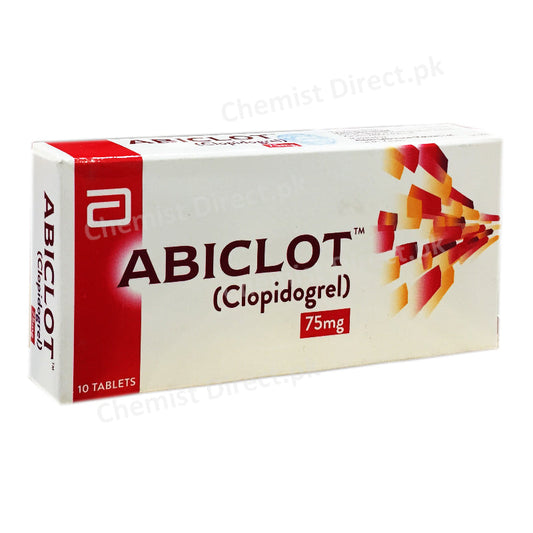 Abiclot 75mg Tablet Abbott Laboratories Clopidogrel