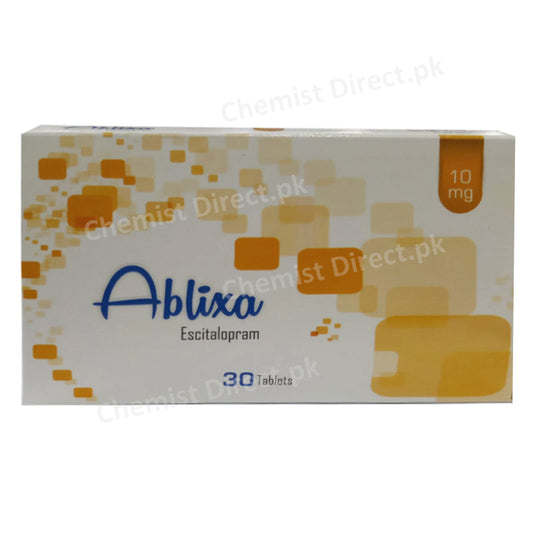 Ablixa 10mg Tablets Horizon pharmaceuticals (pvt) Ltd Escitalopram