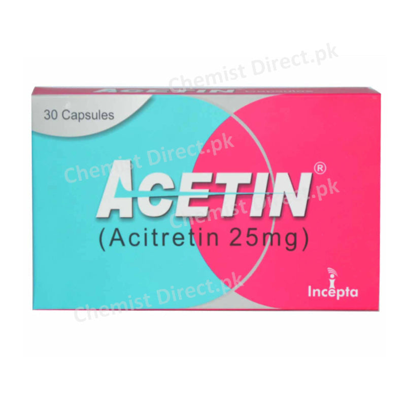 Acetin 25mg Cap Incepta Pharma Acitretin