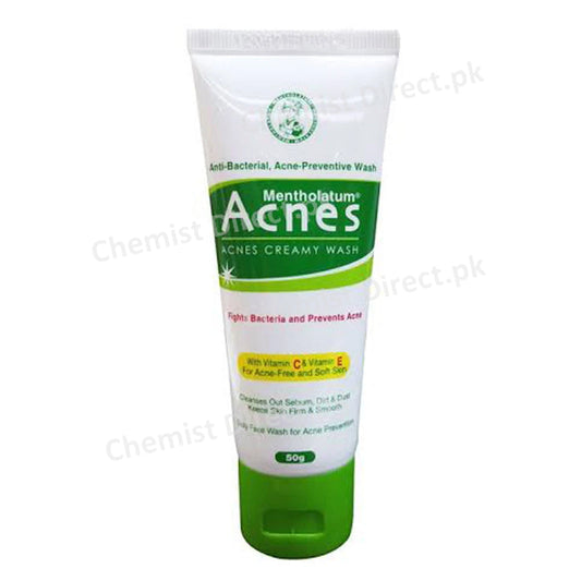 Acnes Creamy Face Wash 50g Atco Laboratories LTDVitamin C, Vitamin E
