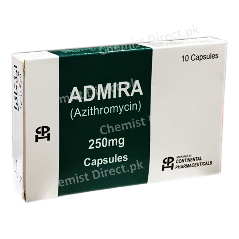 Admira 250mg Capsule Azithromycin Continental Pharma