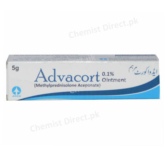 Advacort Ointment 5gm Methylprednisolone Aceponate ATCO