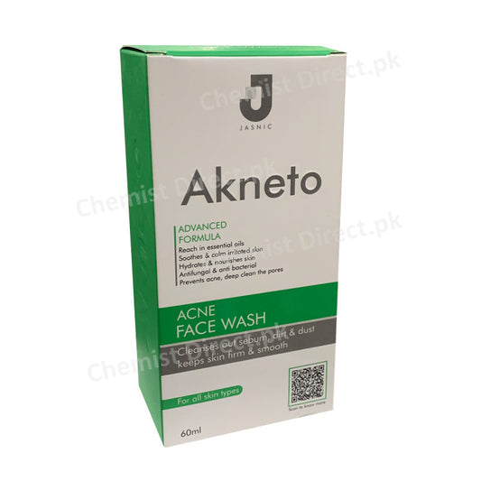 Akneto Acne Face Wash 60Ml Skin Care