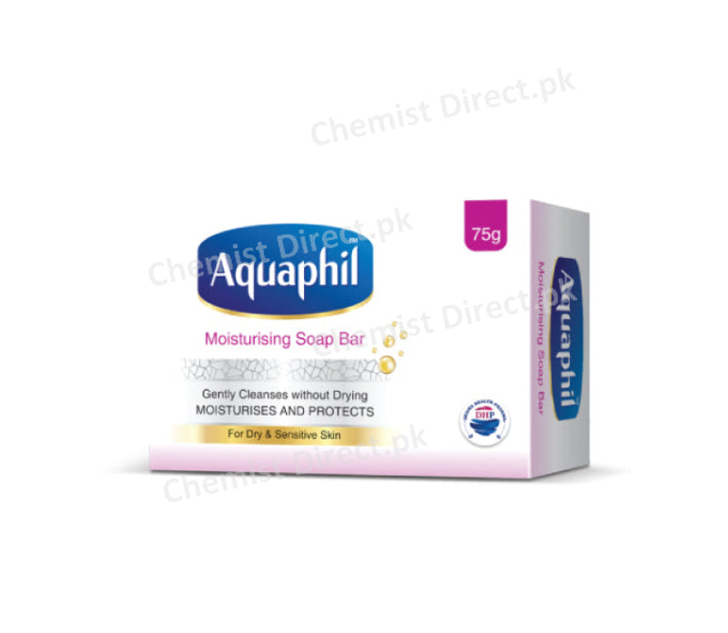 Aquaphil Moisturizing Bar 75Gm Soap
