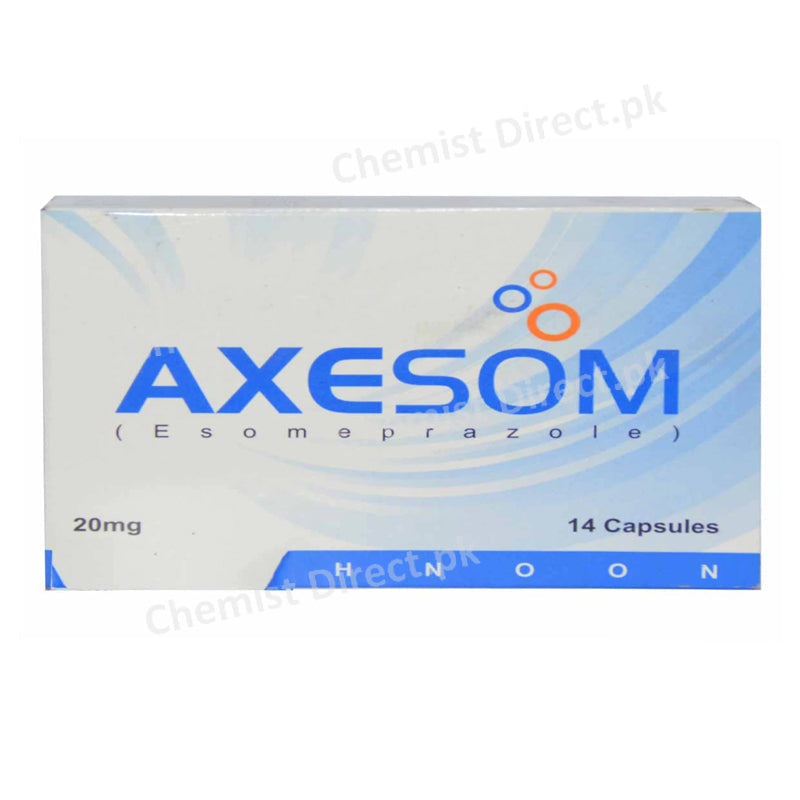 Axesom 20mg cap Capsules Highnoon Laboratories Ltd-Anti Ulcerant Esomeprazole.jpg