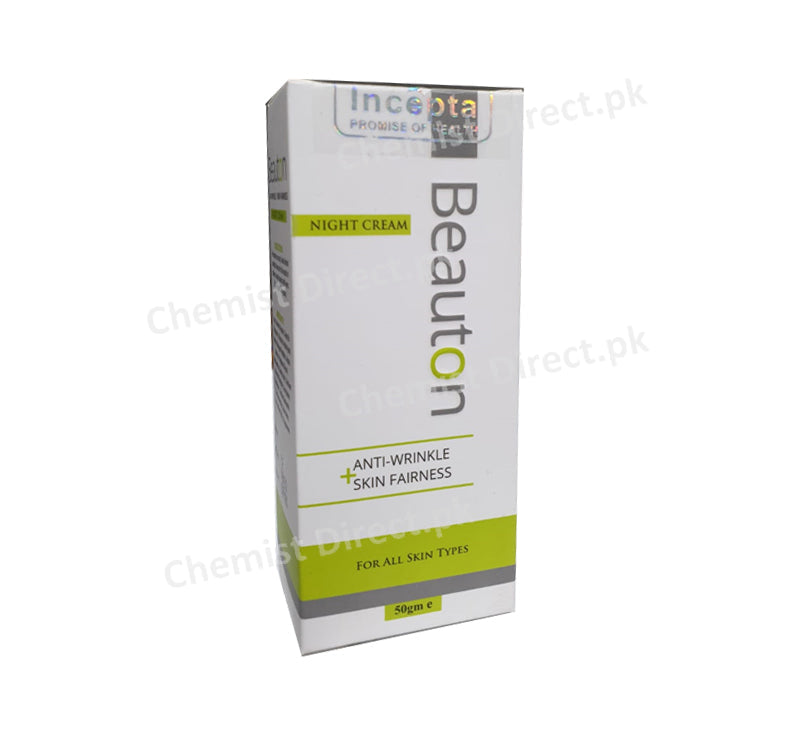 Beauton Anti-Wrinkle + Skin Fairness Night Cream Cream