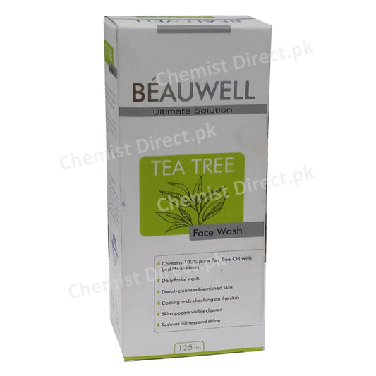 Beauwell Tea Tree Face Wash 125ml Face Wash.jpg