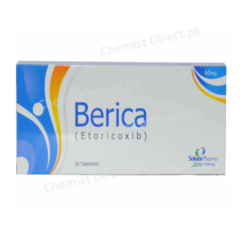 Berica 60mg Tablet Solace Pharma Etoricoxib