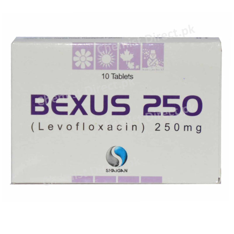 Bexus 500mg Tab Tablet Shaigan Pharmaceuticals-QUINOLONESANTI-BACTERIAL LEVOFLOXACIN.jpg