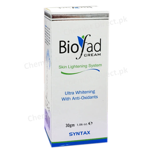 Biofad 30gm Cream Montis Pharma Skin Lightening System