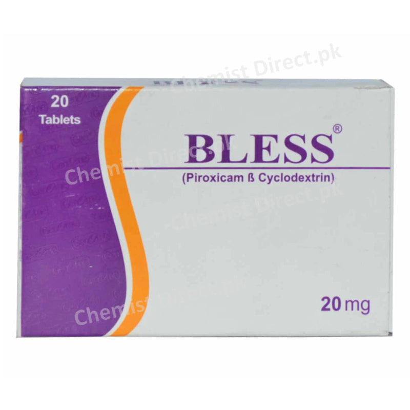 Bless 20mg Tab Tablet Genome Pharmaceutical_PVT_LTD Piroxicam_Cyclodextrein