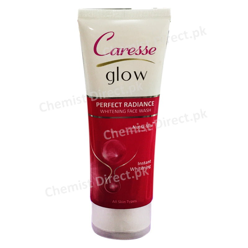 Caresse Glow Perfect Radiance Whitening Face Wash 100Ml Personal Care