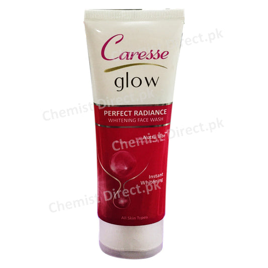 Caresse Glow Perfect Radiance Whitening Face Wash 100Ml Personal Care
