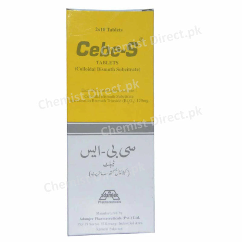 Cebe STab Tablet Adamjee Pharma Services Anti Ulcerant Bismuth Subcitrate jpg