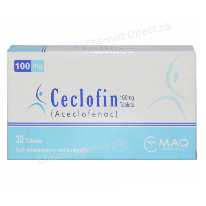 Ceclofin 100mg Tab Tablet Genome Pharmaceuticals Aceclofenac jpg