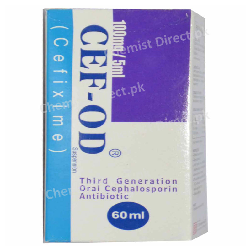 CEF OD 100mg 60ml Syp Syrup Suspention CCL Pharmaceuticals Cephalosporin Antibiotic Cefixime jpg