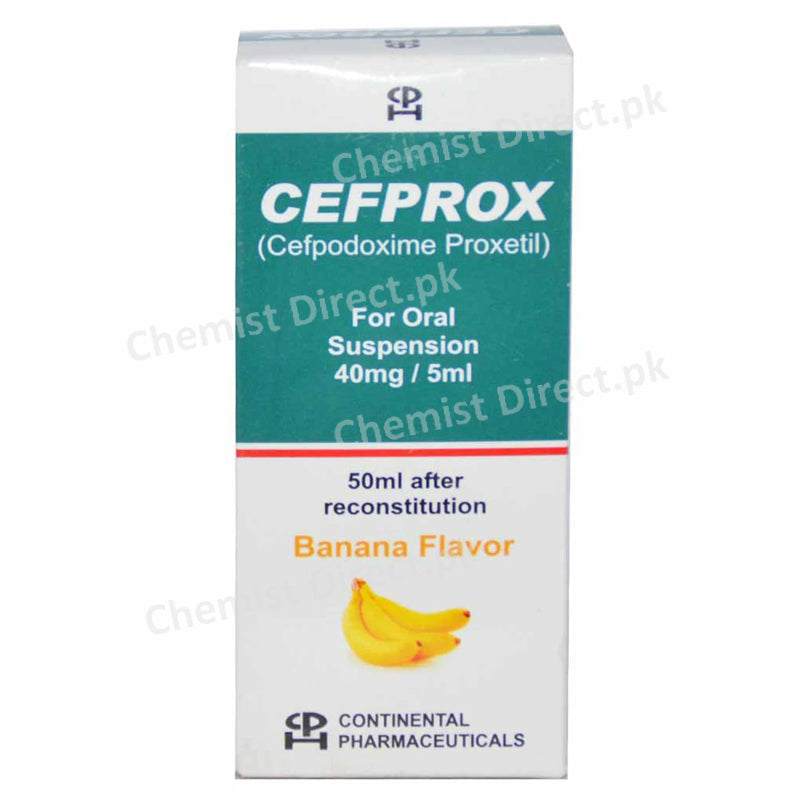 Cefprox Susp 40mg 5ml 50ml Continental Pharmaceuticals Cephalosporin Anti biotic Cefpodoxime jpg