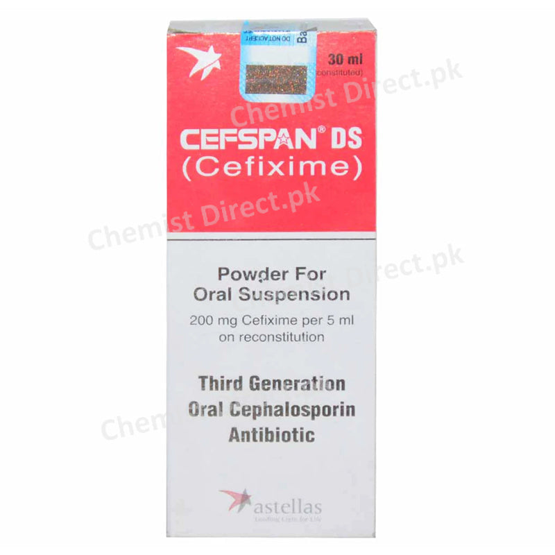 Cefspan DS Syp 30ml BARRETTHODGSON PAKISTAN AVT LTD Cephalosporin Antibiotic Cefixime jpg