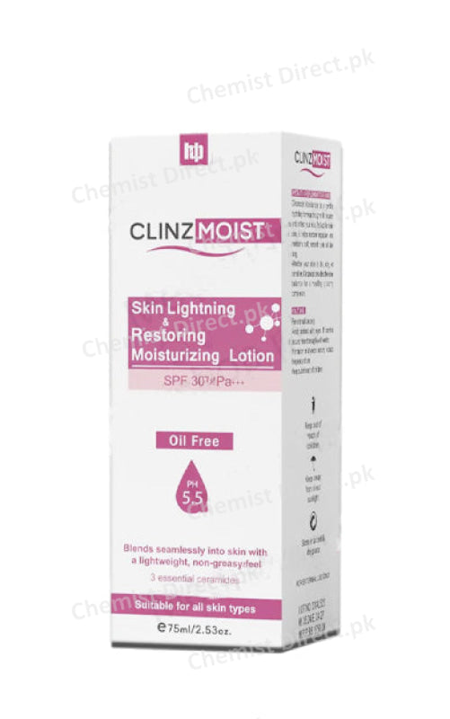 ClinzMoist Oily Free Moisturizing Lotion SPF50 PA + + + lotion