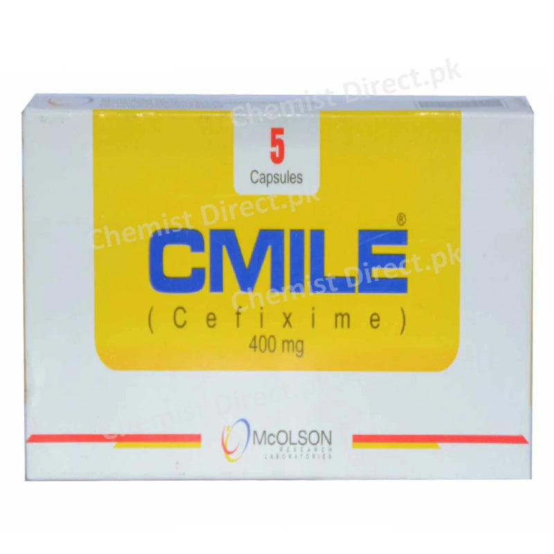 Cmile 400mg Capsule Cefixime Mcoslon Pharma