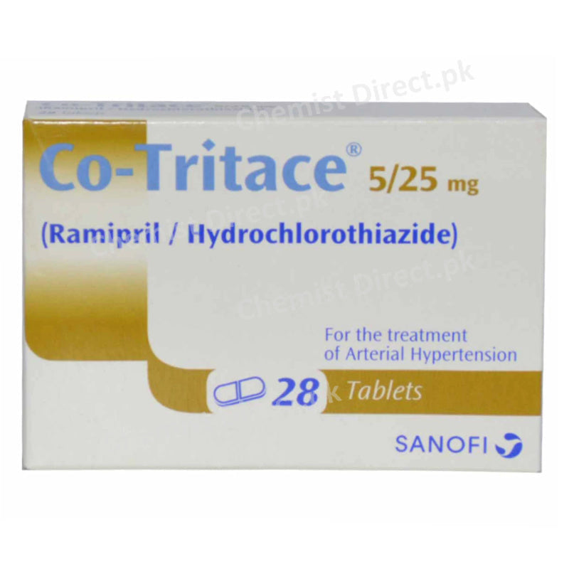 Co Tritace 5 25mg Tab Tablet SANOFIAVENTIS Anti Hypertensive Ramipril 5mg Hydrochlorothiazide 25mg