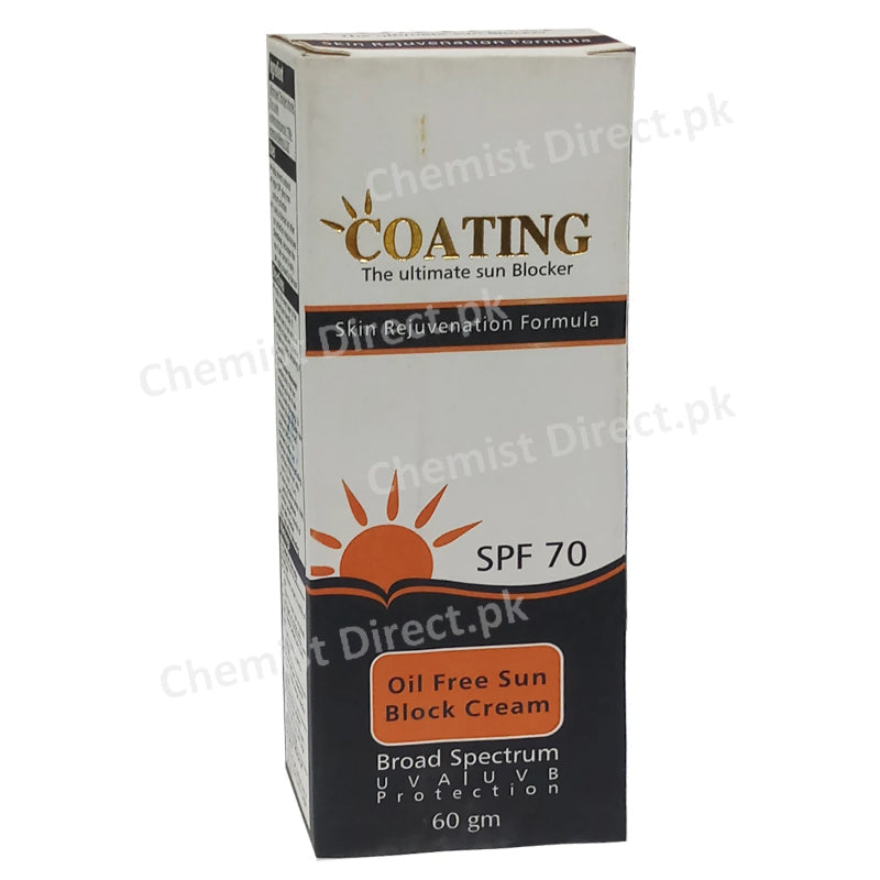 Coating Sun Block Cream SPF 70 60gm Sun Block