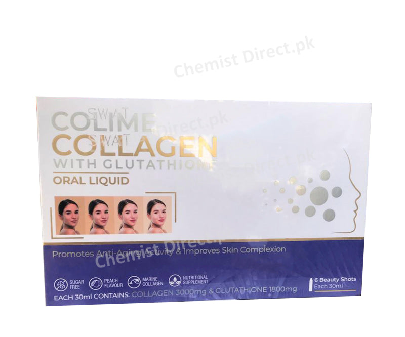 COLIMEL  Collagen with Glutathione Oral Liquid Shots  ChemistDirect.pk