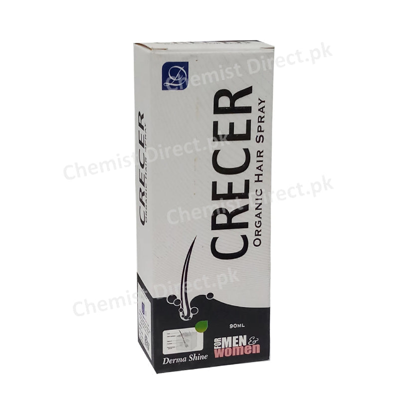Crecer Organic Hair Spray 90ml Derma Shine Pharma