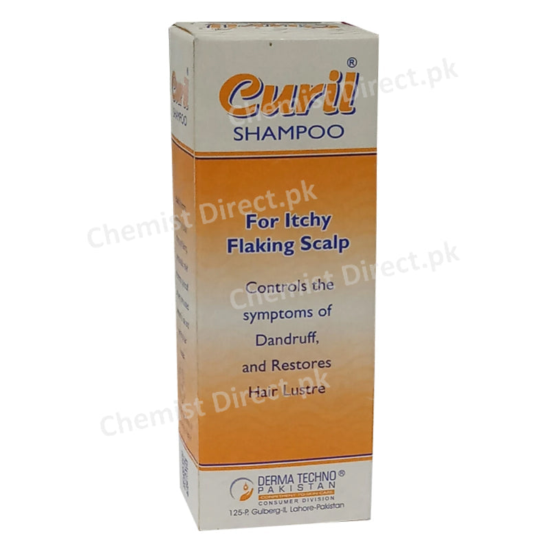 Curil Shapmoo 100ml Derma Techno Pakistan Effective shampoo to relieveitchy flakingskin
