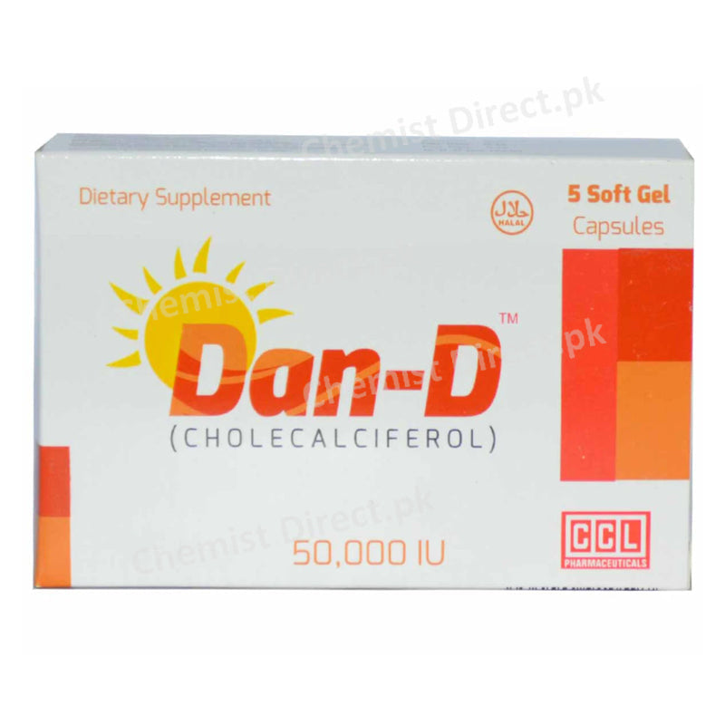 Dan D 50_000IU Cap Capsule CCL Pharmaceuticals Pvt Ltd Vitamin D Analogue Cholecalciferol