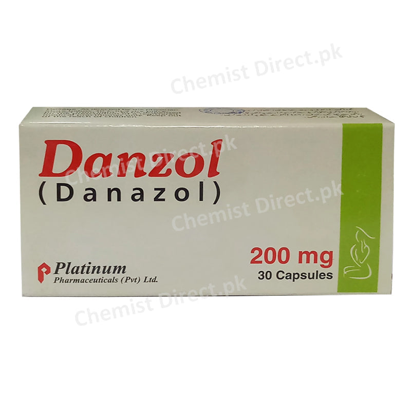 Danzol 200mg Cap Capsule Platinum Pharmaceuticals Pvt Ltd Hormonal Products Danazol