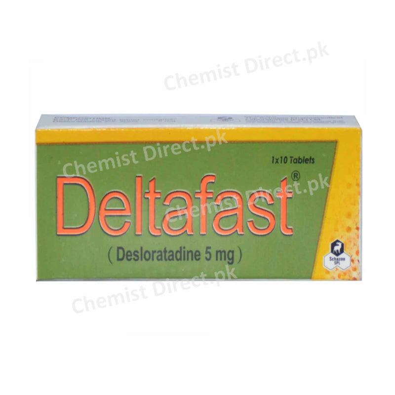 Deltafast 5mg Tablet Anti Histamine Desloratadine Schazoo Pharmaceuticals