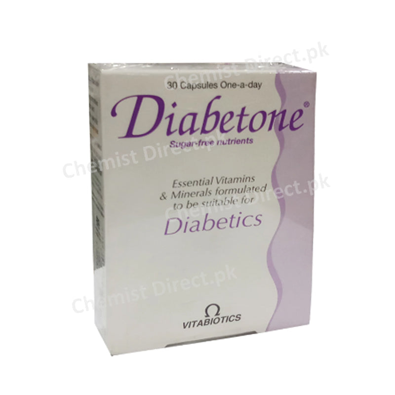 Diabetone Sugar Free Capsule Actimed Pharma Multivitamins