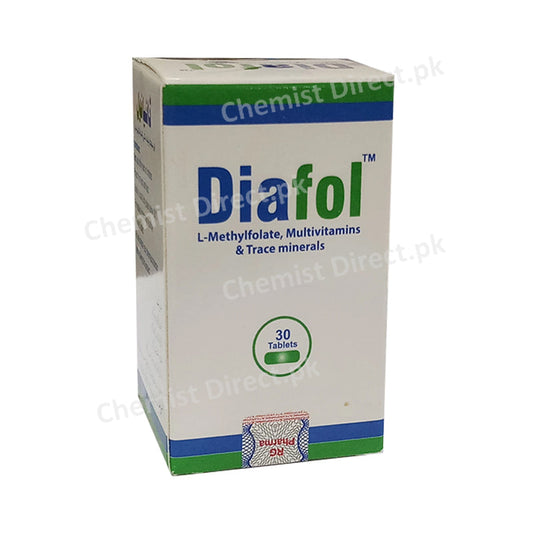 Diafol Tablet Multivitamins l-methylfolate,multivitamins & Trance Minerals RG Pharma