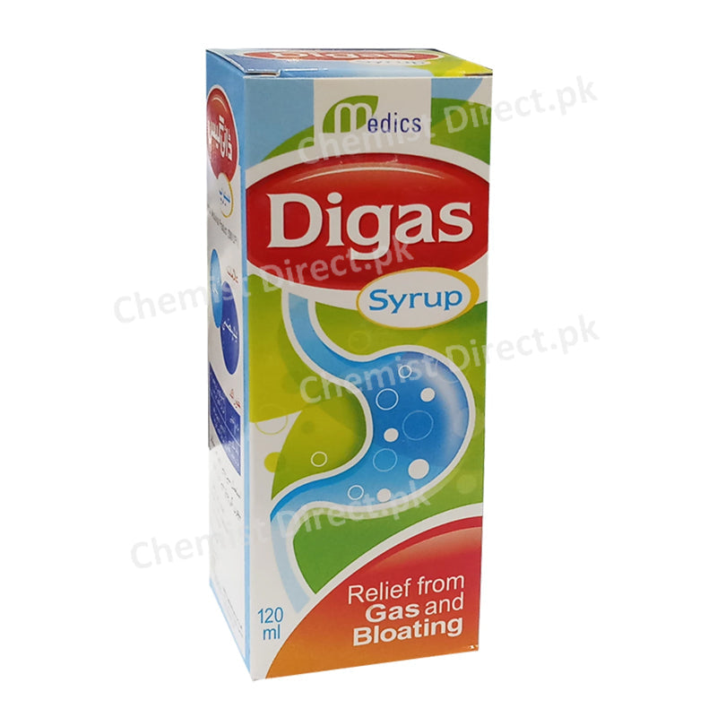 Digas syrup 120ml Medics Pharma Gas bloating