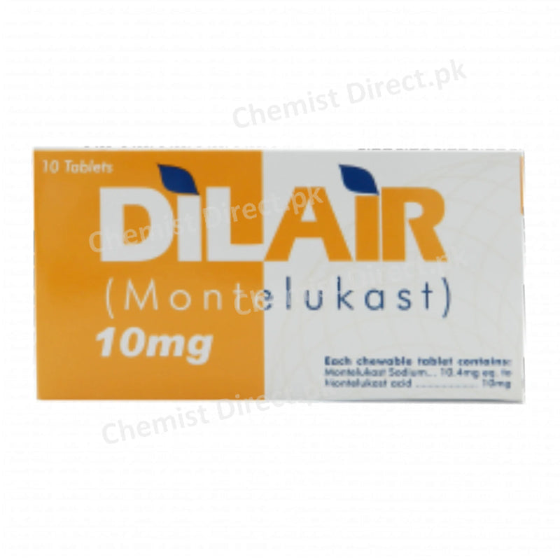 Dilair Tablet 10mg Helix Pharma Anti-Leukotriene Montelukast Sodium