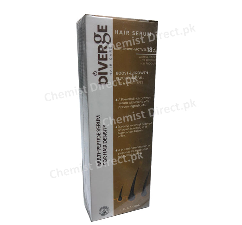 Diverge Hair Growth Serum 18% 50ml