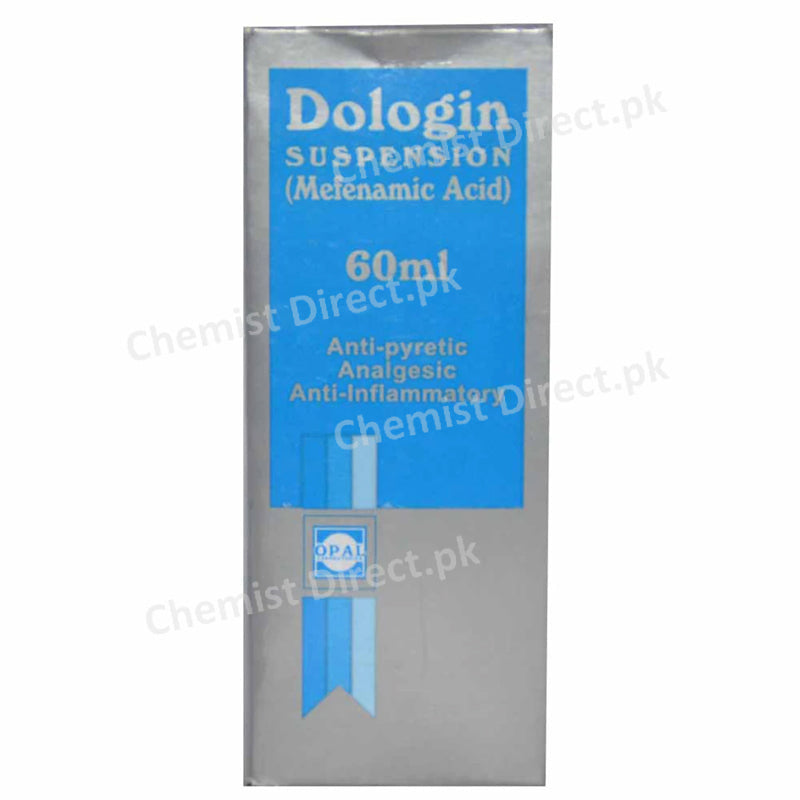 Dologin Syp 60ml Syrup Opal Laboratories Pvt Ltd Nasid Mefenamic Acid