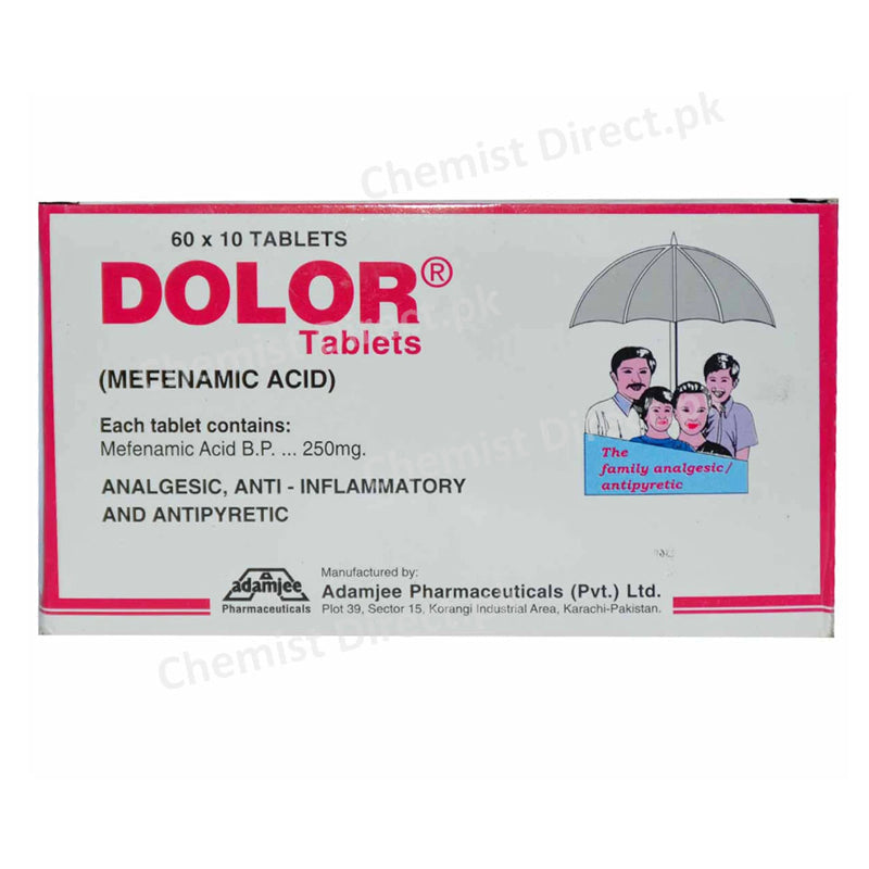 Dolor Tab Tablet Adamjee Pharma Mefenamic Acid