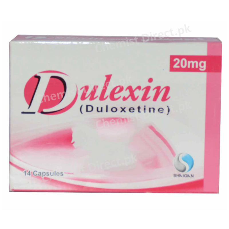 Dulexin 20mg Cap Capsule Shaigan Pharma Duloxetine