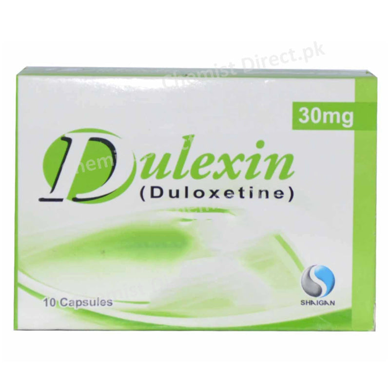 Dulexin 30mg Cap Capsule Shaigan Pharma Duloxetine