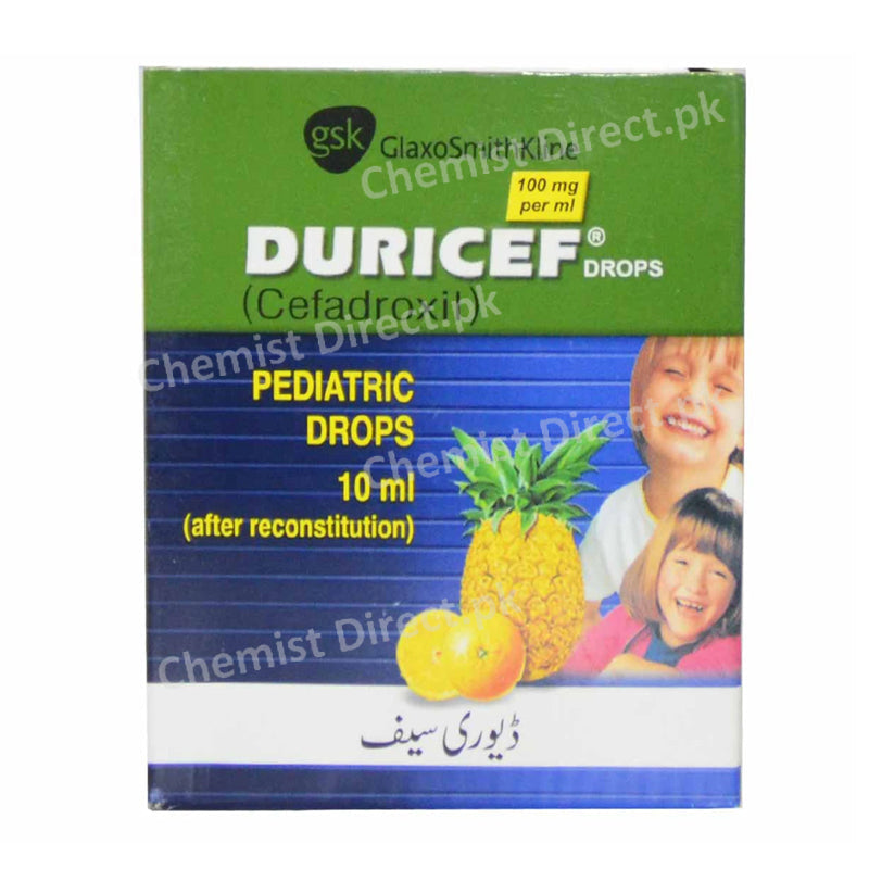 Duricef Drops 100mg/ml 10ml Glaxosmithkline Pakistan Cefadroxil Cephalosporin Antibiotic