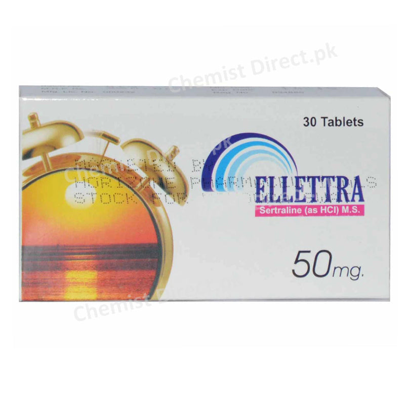 Ellettra 50mg Tab Tablet Wilshire Laboratories Pvt Ltd Anti Depressant Sertraline HCl