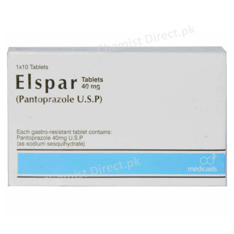 Elspar 40mg Tab Tablet Medicaids Pakistan PVT LTD Pantoprazole